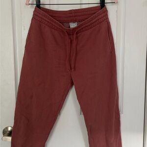 TNA Brick Red Drawstring Sweatpants